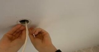 Установка люстры в Гае в октябре